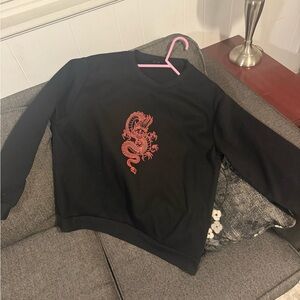 Red Imperial Dragon Sweater